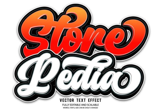 Download Store Pedia Editable Modern Lettering - Premium Bundle